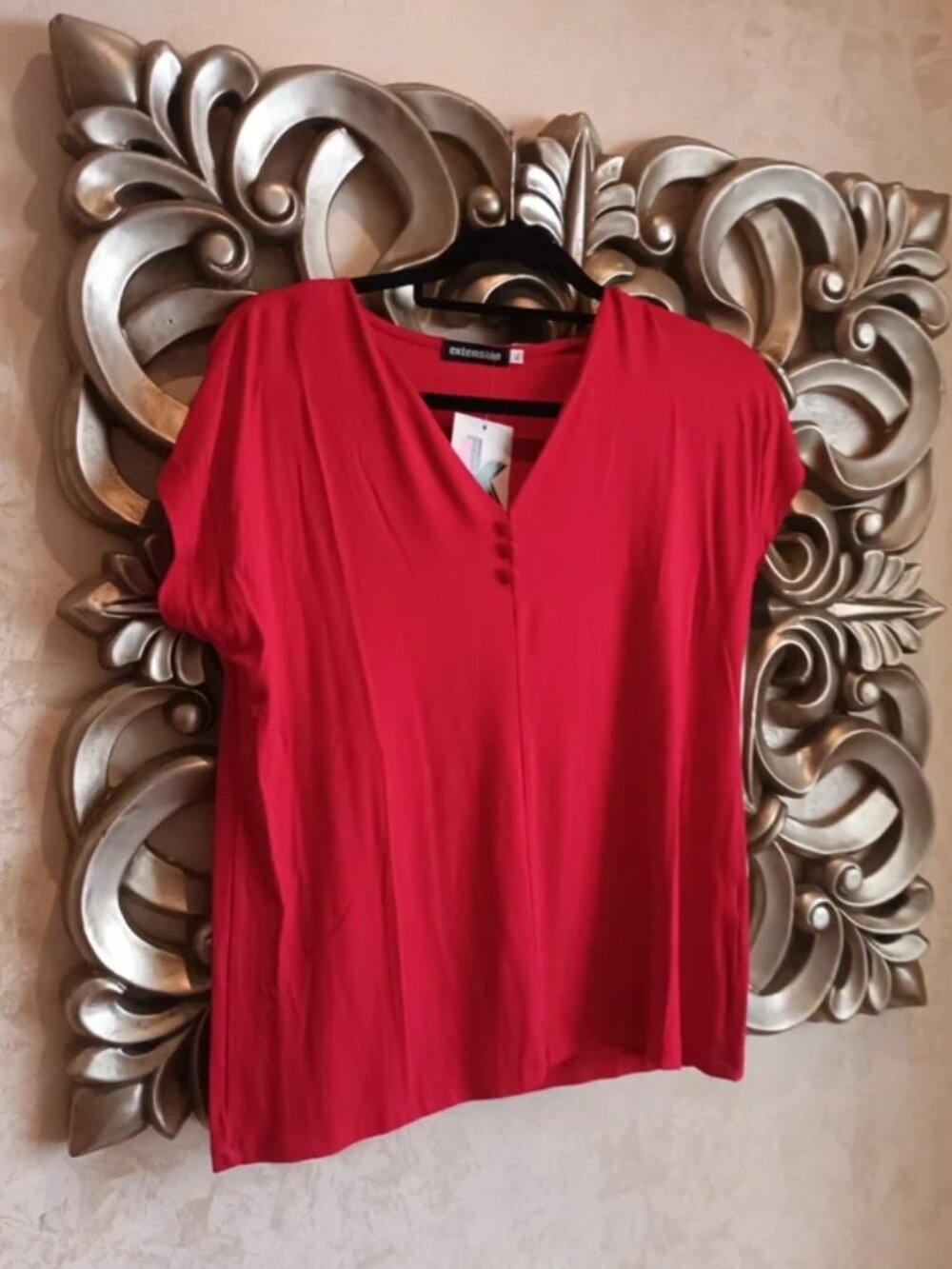 Entent Design Women's Red Blouse